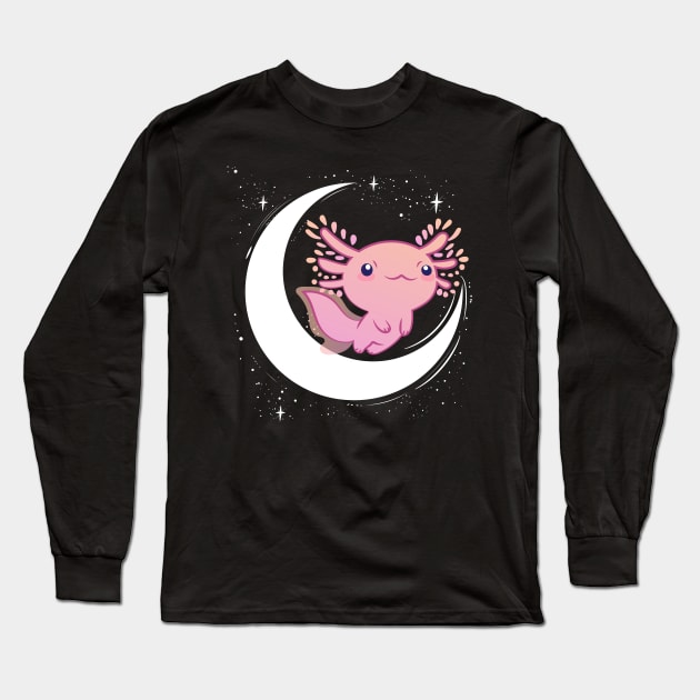 Cute Axolotl Long Sleeve T-Shirt by X-TrashPanda